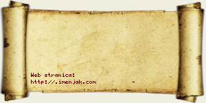 Jovana Nešić vizit kartica